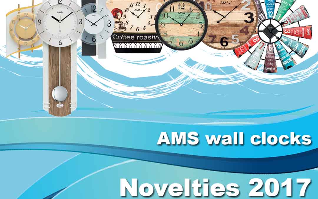 AMS wall clocks novelties 2017